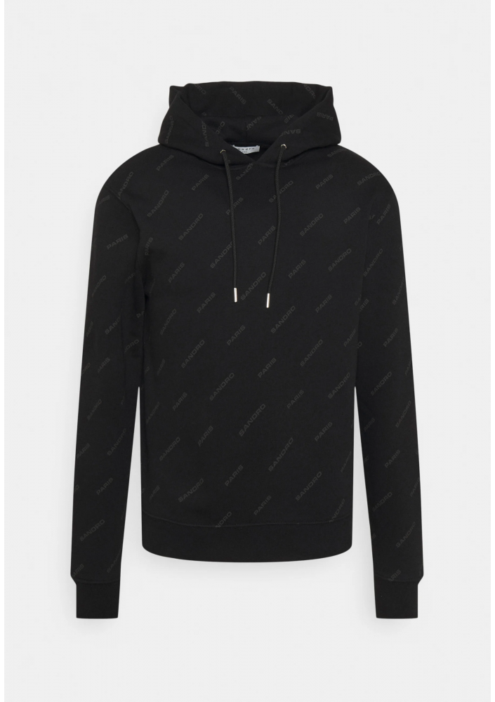 sandro HOODIE DIAGONAL UNISEX - Bluza z kapturem