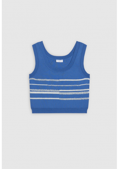 CLAUDIE PIERLOT PODKOSZULEK Z SIATECZKI HORIZON