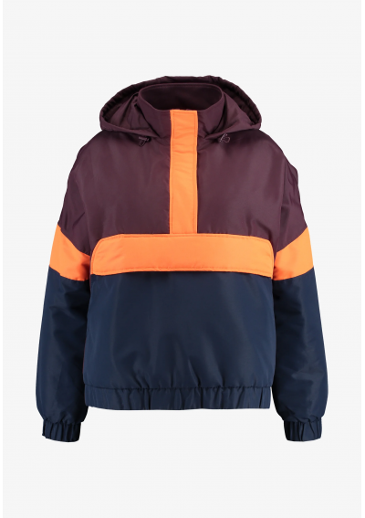 Urban Classics Curvy LADIES PULL OVER JACKET - Wiatrówka