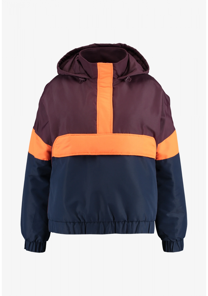 Urban Classics Curvy LADIES PULL OVER JACKET - Wiatrówka