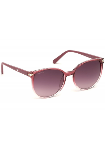 Swarovski okulary przeciwsłoneczne SK 191-F 72T różowo-bordowe