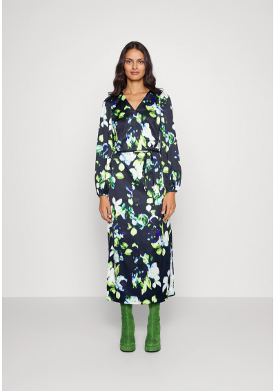 Selected Femme SLFSOLAIA ANKLE SLIT DRESS - Sukienka letnia