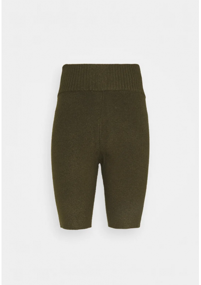 Fashion Union RITA BIKER - Shorts - khaki/caqui