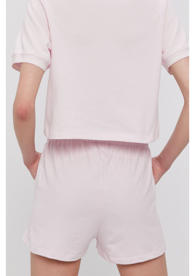 adidas Originals Szorty H56440 damskie kolor różowy gładkie high waist