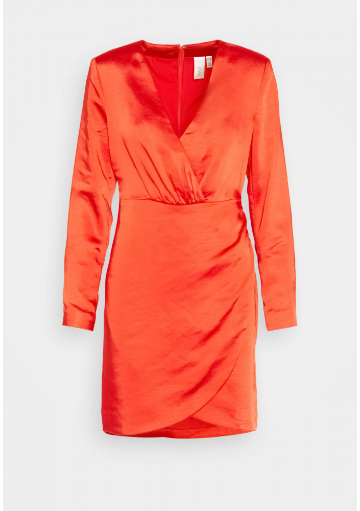 YAS YASSANNIE DRAPE DRESS - Sukienka koktajlowa