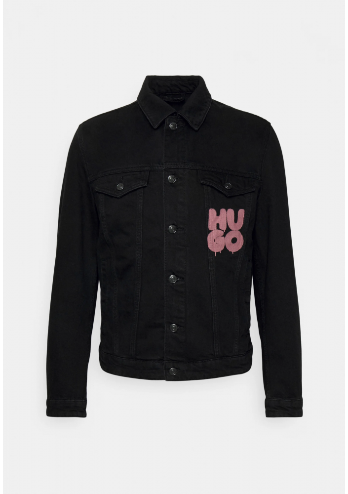 HUGO - Kurtka jeansowa - charcoal