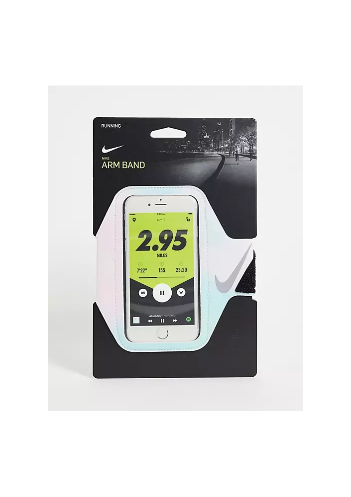 Opaska na ramię Nike Lean z nadrukiem