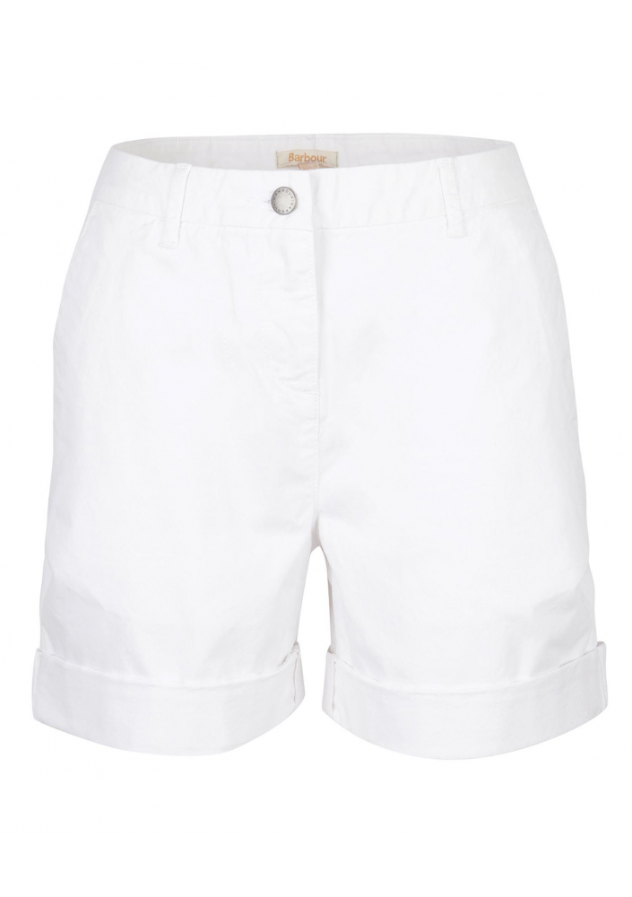 Barbour Essential Szorty Chino , białe