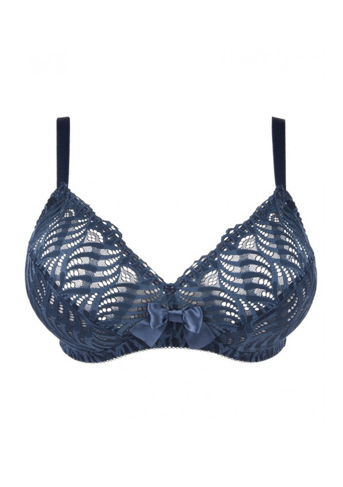 ANTIGEL Onde Graphic w kolorze czarnym BIUSTONOSZ BEZFISZBINOWY GŁĘBOKIE MISKI