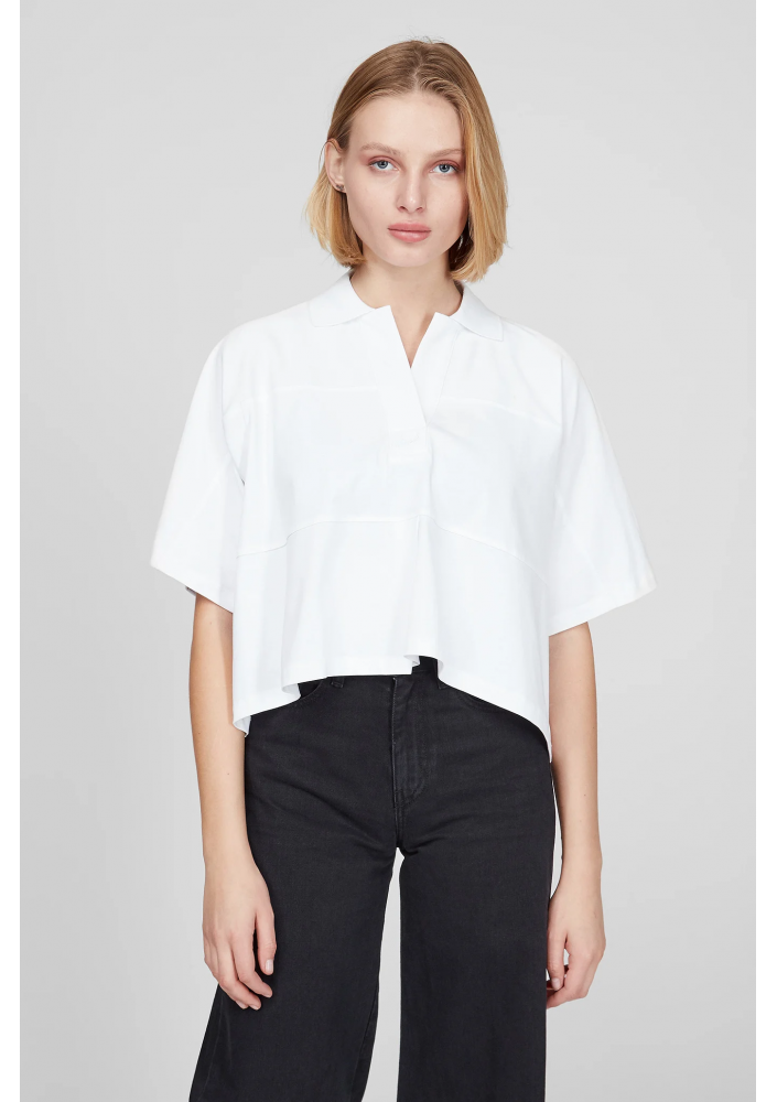 DIESEL Biała bluzka damska T-VAITE