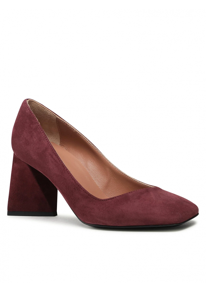 POLLINI Półbuty SA10037C1FTA0550 Bordowy