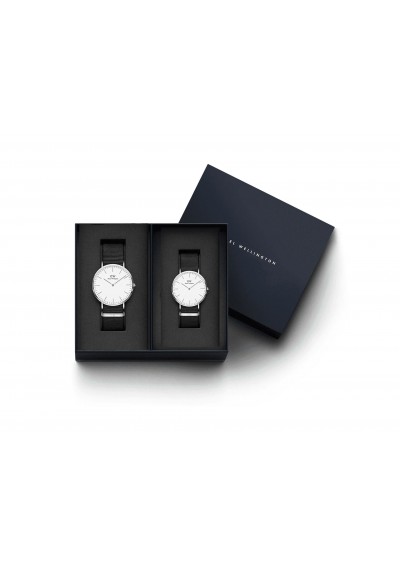 Daniel Wellington Classic Cornwall - (40mm i 32mm) zestaw prezentowy