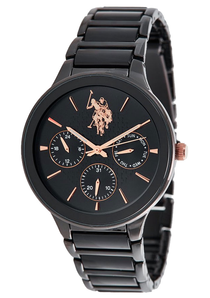 U.S. POLO Alexandre Zegarek męski Czarny Metallic