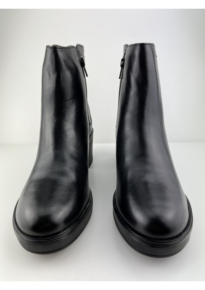 Emma czarne Botki ocieplane