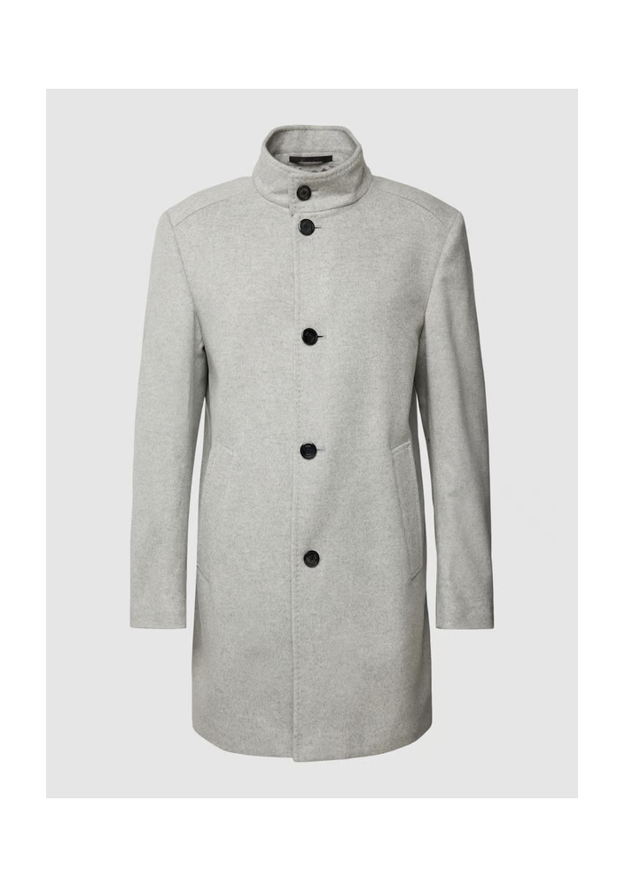 JOOP! Collection Płaszcz ze stójką model ‘Maron’ - jasnoszary