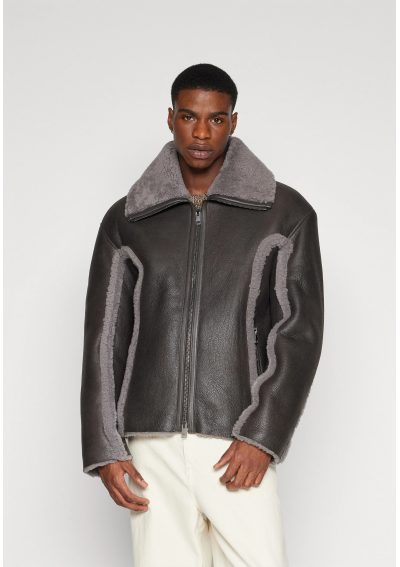 Diesel BROWNY - Kurtka skórzana