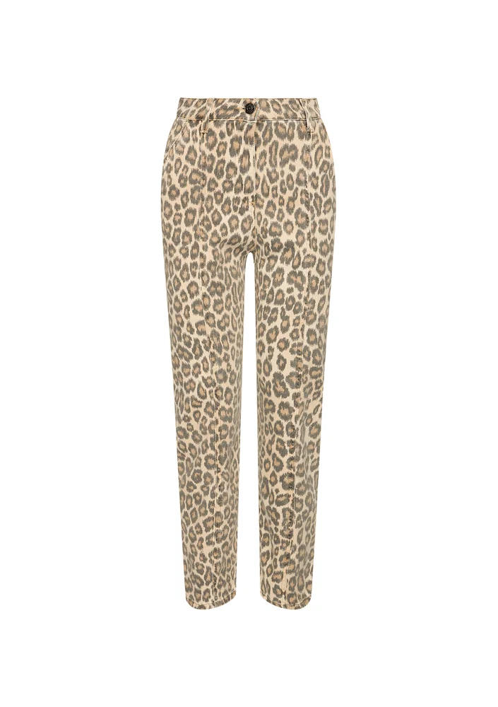 TWINSET Jeansy 202TT2442 Brązowy Boyfriend Fit