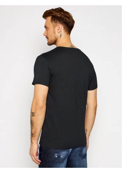 Tommy Jeans T-Shirt DM0DM04410 Czarny Regular Fit