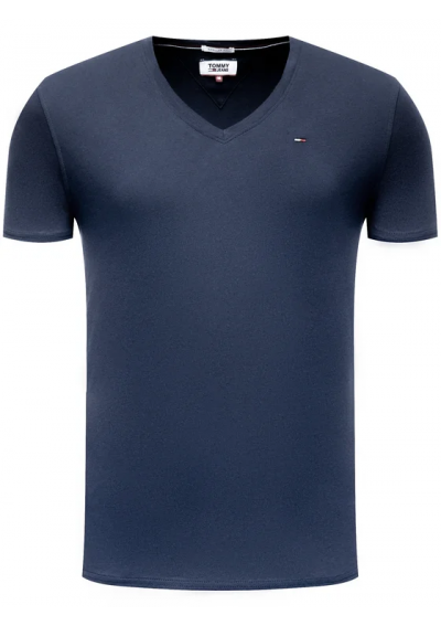 Tommy Jeans T-Shirt DM0DM04410 Granatowy Regular Fit
