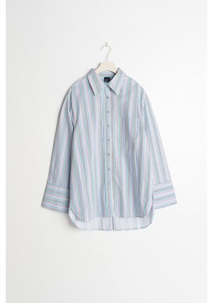 GINA TRICOT oversize'owa koszula popelinowa