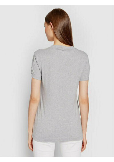 Guess T-shirt damski w kolorze szarym