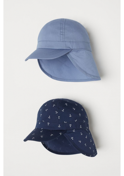 H&amp;M Czapka przeciwsłoneczna 2-pak