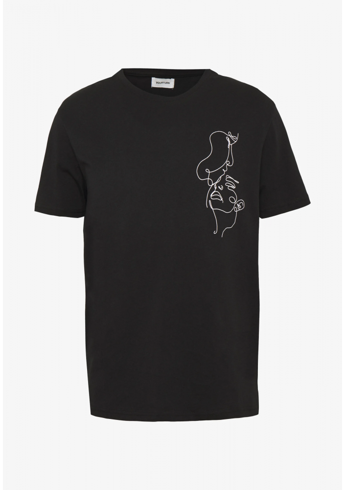 YOURTURN T-shirt z nadrukiem