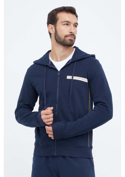 EA7 Emporio Armani Bluza Granatowy Regular Fit