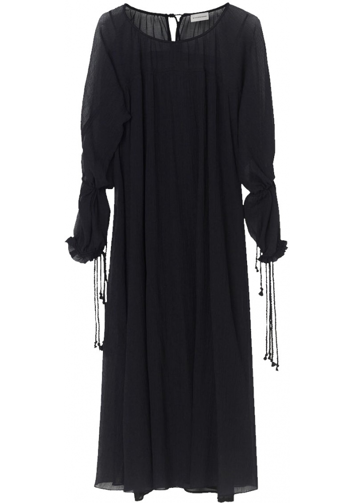 MALENE BIRGER CZARNA SUKIENKA DORIE