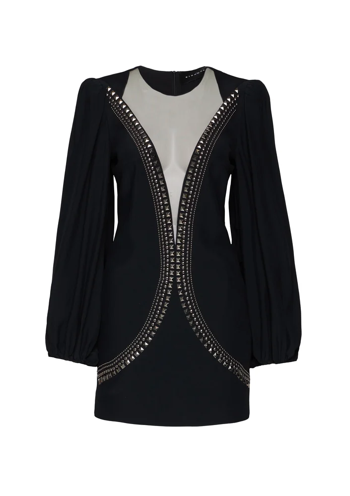 John Richmond Sukienka koktajlowa Aufidius RWP20416VE Czarny Regular Fit