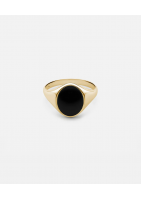 MIANSAI Heritage Pierścień Dziedzictwa Złoty Vermeil/Czarny