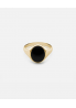 MIANSAI Heritage Pierścień Dziedzictwa Złoty Vermeil/Czarny