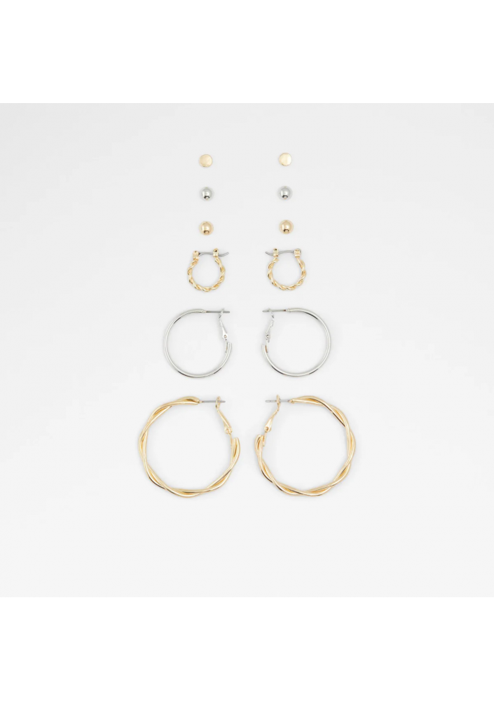 ALDO Rhibeth Zestaw wielu kolczyków w kształcie kółek