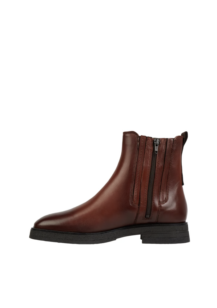 Marc O'Polo Sztyblety ze skóry - koniakowy