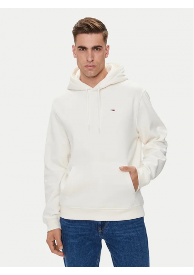 Tommy Jeans Bluza Flag DM0DM20497 Écru Regular Fit