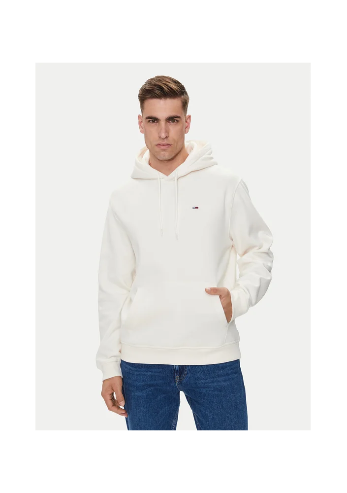 Tommy Jeans Bluza Flag DM0DM20497 Écru Regular Fit