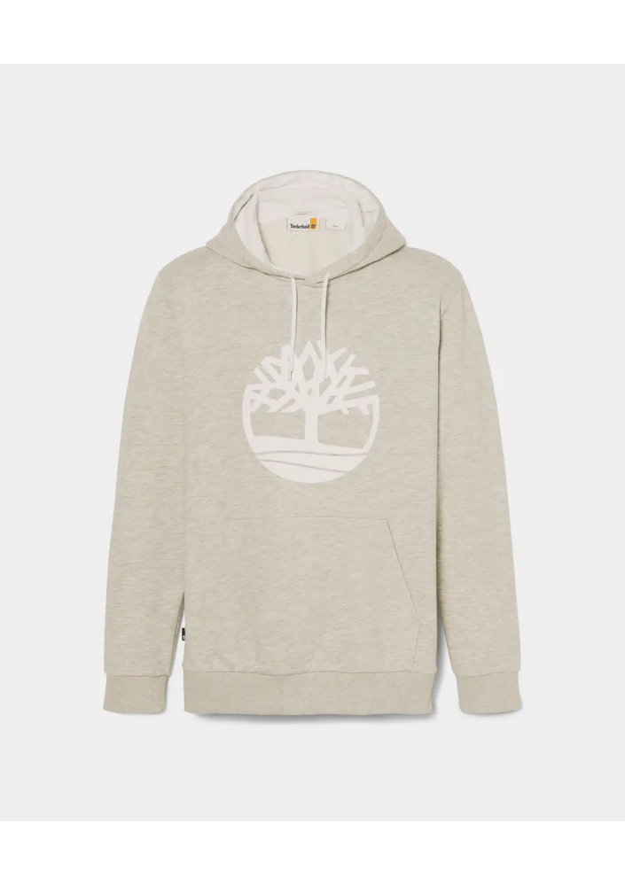 Timberland – Męska bluza Northwood Tree Logo Brushback TB0A626U-052 Jasnoszara