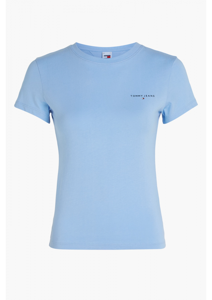 Tommy Jeans t-shirt bawełniany damski kolor blue DW0DW18785