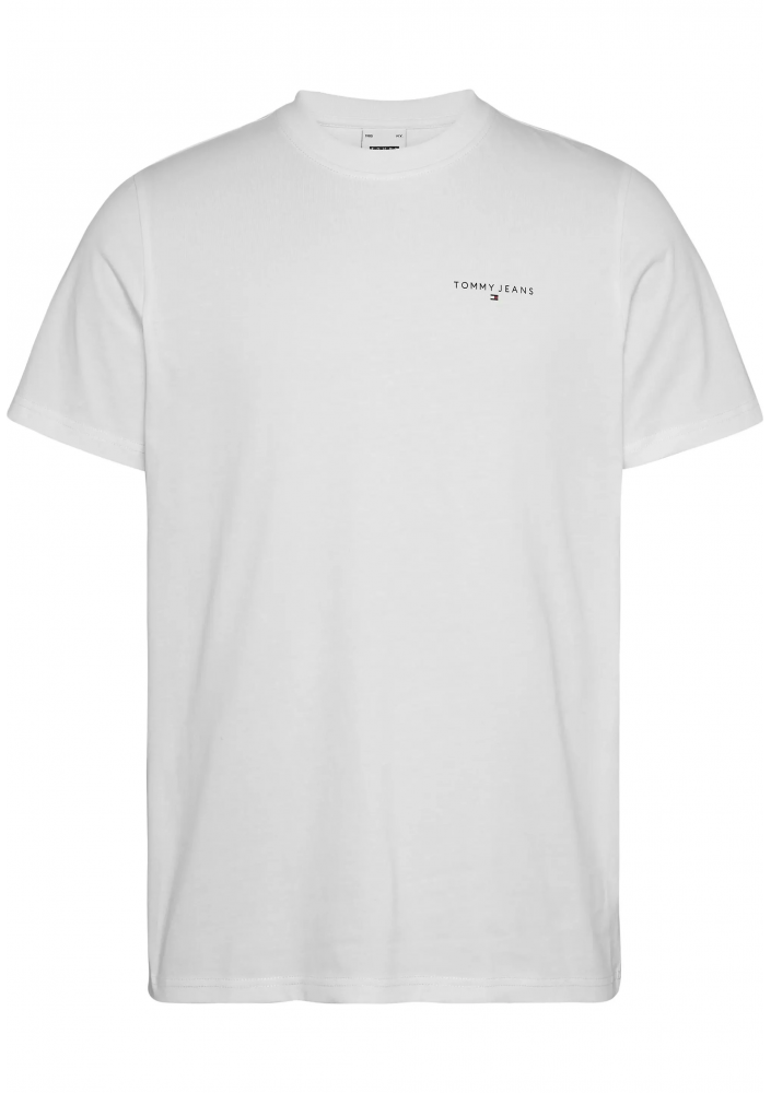 Tommy Jeans t-shirt męski biały DM0DM18555