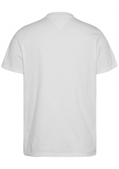 Tommy Jeans t-shirt męski biały DM0DM18555