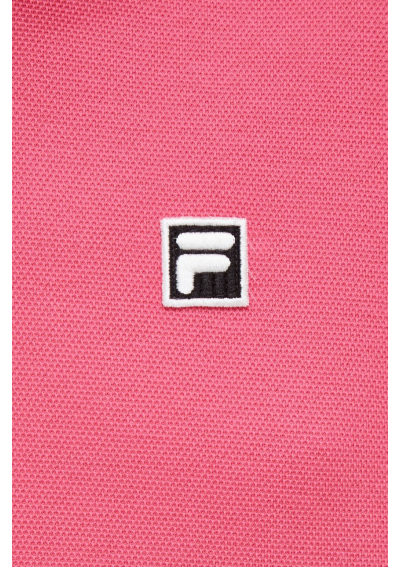 Fila bluza damska kolor różowy z kapturem gładka