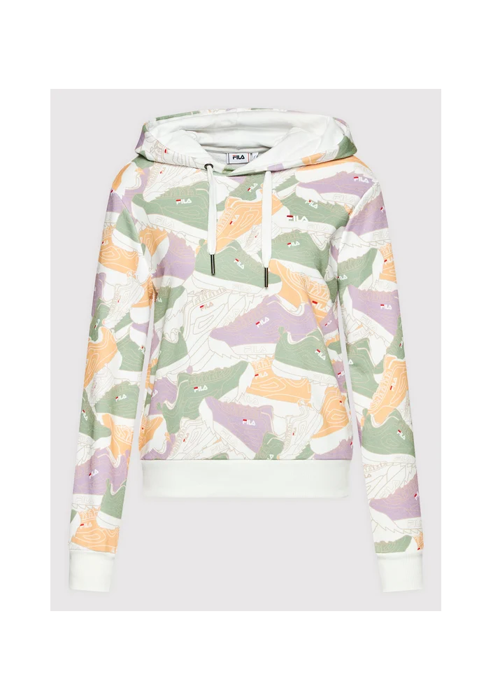 Fila Bluza Barrio Aop FAW0099 Kolorowy Regular Fit
