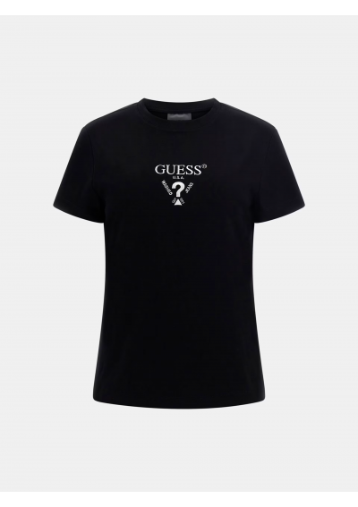 GUESS T-shirt ze stretchem z logo