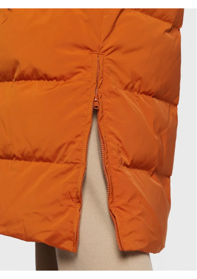 Samsøe Samsøe Kurtka puchowa Sera F20400242 Pomarańczowy Oversize