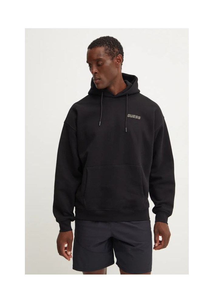 Guess bluza EMIS męska kolor czarny