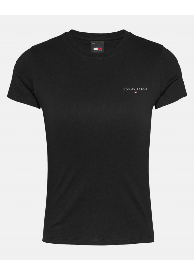 Tommy Jeans t-shirt bawełniany damski kolor black DW0DW18785