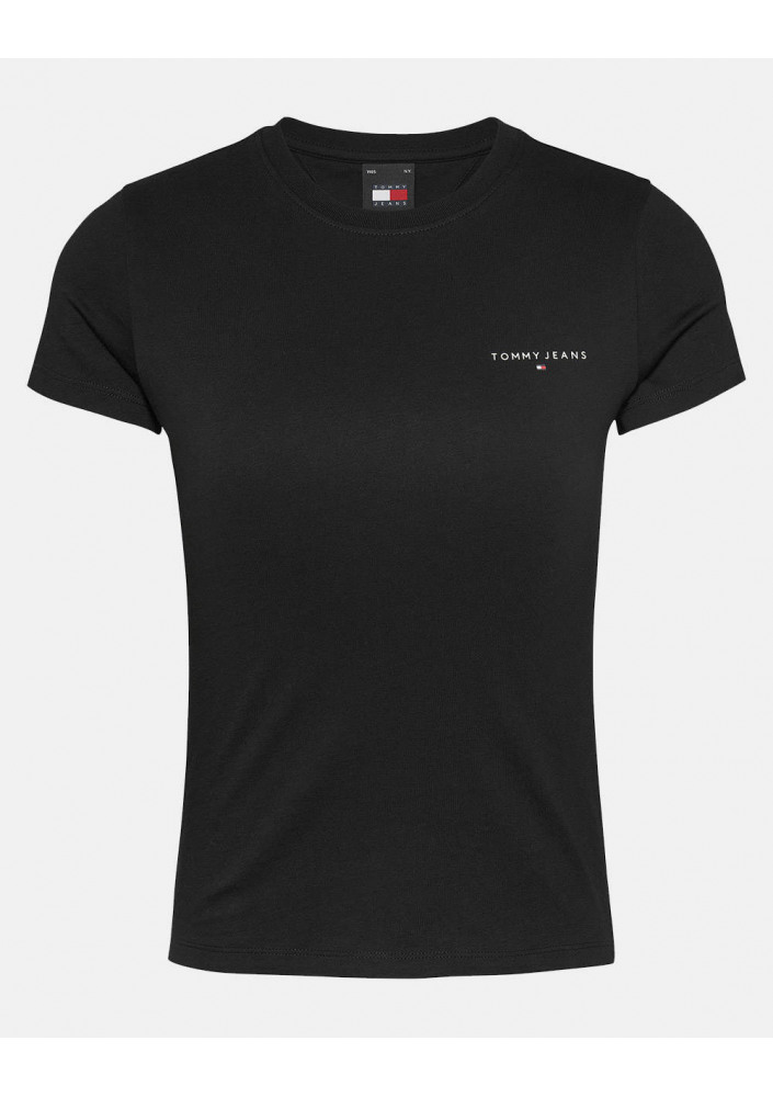 Tommy Jeans t-shirt bawełniany damski kolor black DW0DW18785