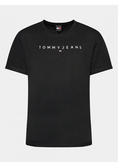 Tommy Jeans t-shirt bawełniany czarna