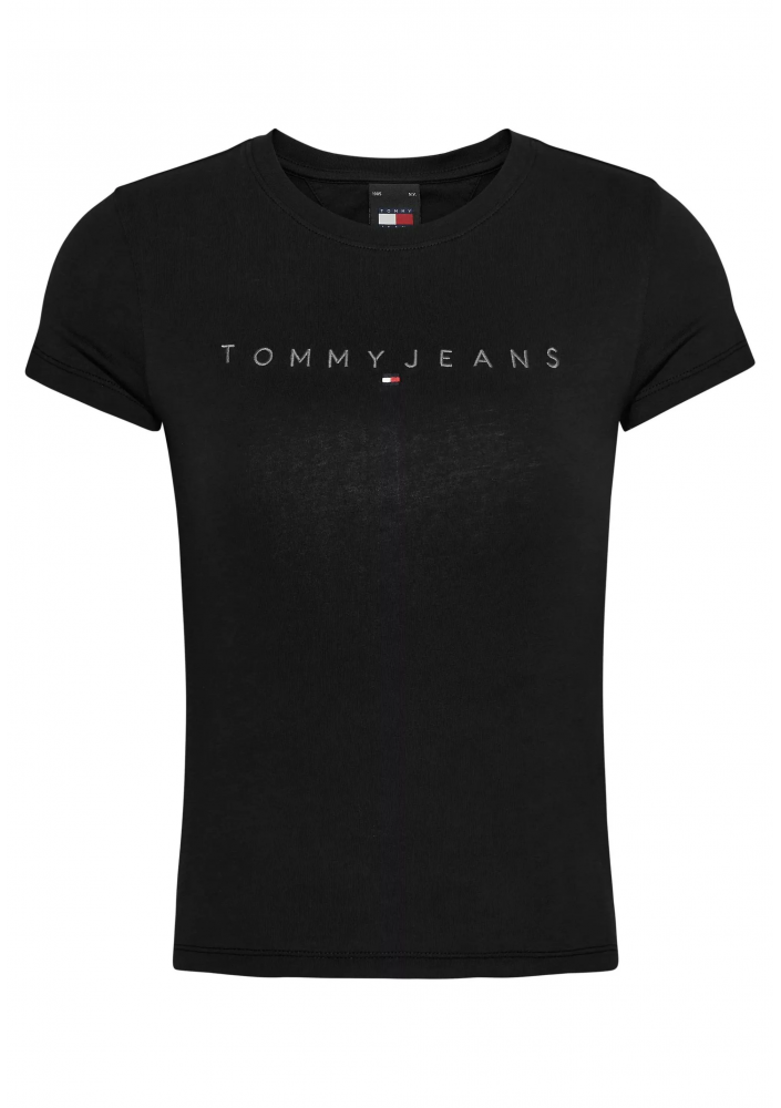 Tommy Jeans t-shirt bawełniany damski kolor czarny DW0DW18398
