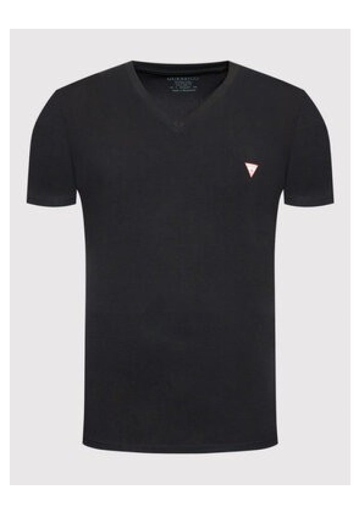 Guess t-shirt męski kolor czarny